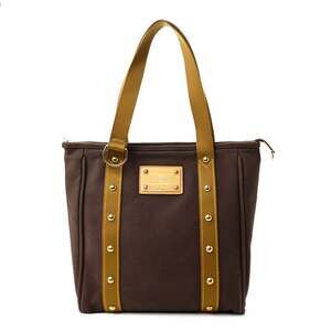 Toile Antigua Cabas Mm Brown Kaki #219536L49B